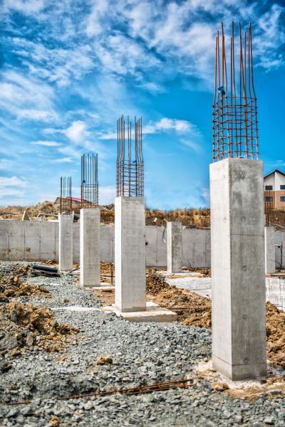 Concrete Footer Pouring