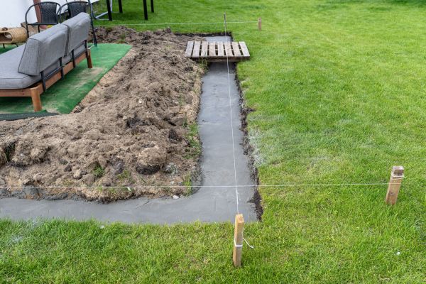 Cost of Cement Footer Installation in Suwanee