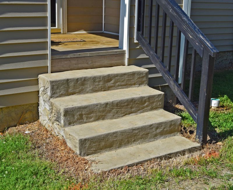 Cement Step Installation